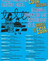 Errefuxiatuen aldeko astea Egian / Semana a favor de las personas refugiadas