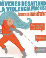 Gazteak indarkeria matxistari aurre egiten/ Jóvenes desafiando la violencia machista