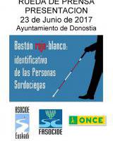 Bastoi txuri eta gorriaren aurkezpena / Presentación del bastón rojo y blanco