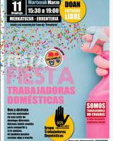 SOS Racismo Gipuzkoa "Trabajadoras domésticas" festa