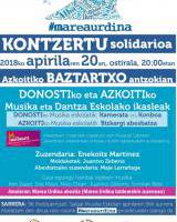 MAREA URDINAREN aldeko kontzertu solidarioa