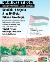 Festival Solidario: "Baratze bat nahi dizut egin" / Elkartasun Jaialdia: "Baratze bat nahi dizut egi