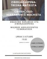 Hitzaldia: Emakume nerabeak eta ziberjazarpena / Mujeres adolescentes y ciberacoso