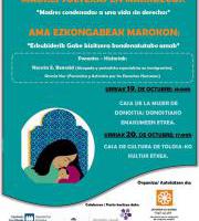 Conferencia / Hitzaldia: Madres condenadas a una vida sin derechos