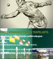 Elkartasun eskuz binakako pilota txapeketa