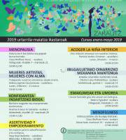 2019 urtarrila-maiatza ikastaroak / Cursos enero-mayo 2019