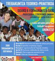 Formación teórico-práctica para el voluntariado / Boluntariotzarako trebakuntza teoriko-praktikoa