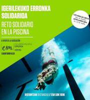 Igerilekuko erronka solidarioa / Reto solidario en la piscina - Anima zaitezte!!