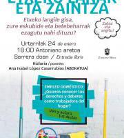 Hitzaldia: Etxeko lanak eta zaintza