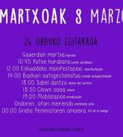 M8 Nazioarteko Emakumeen Eguna / 8M Día Internacional de las Mujeres