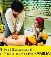 Suspertze tailerra Familian / Taller de Reanimación en familia.