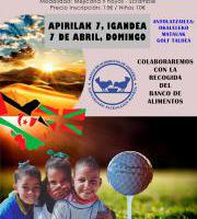 Saharar haurren aldeko Golf Solidarioa