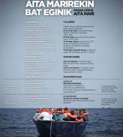 Errefuxiatuen aldeko nazioarteko eguna - Pasaia Aita Marirekin bat eginik.