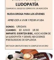 Hitzaldia / Charla: Ludopatía: cuando el juego se convierte en adicción.