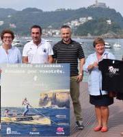 Kontxako Bandera estropadetan Aspanogi eta Zaporeak-en alde