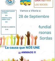 Dia Mundial de Personas Sordas.