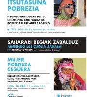 Hitzaldi-Solasaldia: "Mujer-Ceguera-Pobreza"