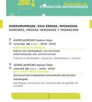 Zurrumurruen aurkako formazio saioak