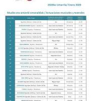 Nagusilaneko musika eta antzerki emanaldiak / Actuaciones musicales y teatrales de Nagusilan