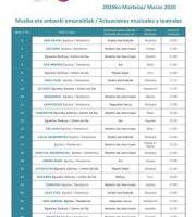 Nagusilaneko musika eta antzerki emanaldiak BERTAN BEHERA GELDTU DA!!!!