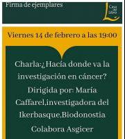 Hitzaldia -¿Hacia donde va la investigación en Cancer?