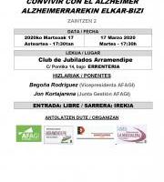 ERRENTERIA: "ALZHEIMERRAREKIN ELKARBIZI" / "CONVIVIR CON EL ALZHEIMER" - BERTAN BEHERA