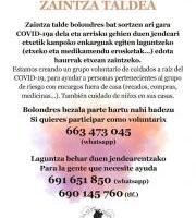 Hernaniko Zaintza taldea / Grupo de Cuidados en marcha de Hernani.