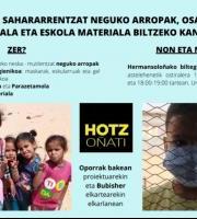 Material bilketa / Recogida de material