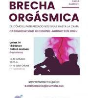 Hitzaldia: "Brecha orgásmica"