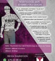 Berdintasunaren Aldeko Gizonen Taldearen aurkezpena