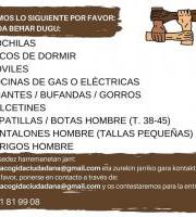 Neguko biltze-kanpaina - Campaña de recogida de invierno