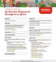 Inscripciones: II Seminario Internacional – Los Derechos Humanos de las Mujeres en África