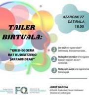 Tailer Birtuala: Pautas para manejar una situación de crisis / Krisi-egoera bat kudeatzeko jarraibid