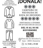 Neguko arropa biltzeko kanpaina - Campaña de recogida de ropa de invierno