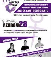 Indarkeria Matxistaren Kontrako Nazioarteko Eguna Alegin