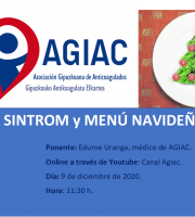 SINTROM Y MENÚS NAVIDEÑOS