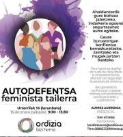 Autodefentsa feminista tailerra