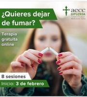 AECC Gipuzkoa: Erretzeari Uzteko Online Tailerra