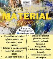 "Material donazioa" - Jatorkin Al-Nahda.