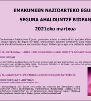 Martxoak 8, Emakumearen Nazioarteko Eguna Seguran