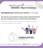 Autodefentsa feminista tailerra