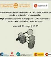 Ecosfron.euskadi - Coloquio en línea "Otras formas de medir (y entender) el desarrollo"