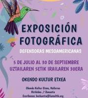 Argazki erakusketa: Defensoras Mesoamericanas