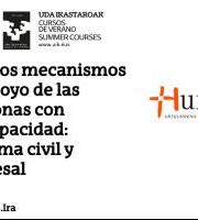 CURSO VERANO- "Nuevos mecanismos de apoyo de las personas con discapacidad reforma civil y procesal"