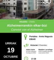 Hitzaldia: Alzheimerrarekin elkar-bizi