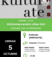 Hitzaldia: Alzheimerrarekin elkar-bizi