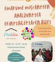 «Emakume migranteen ahalduntzea ekintzailetzaren bitartez» topaketa