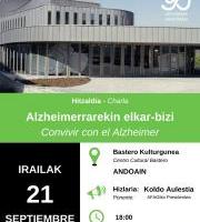 Hitzaldia: "Alzheimerrarekin elkar-bizi" Charla: "Convivir con el Alzheimer"