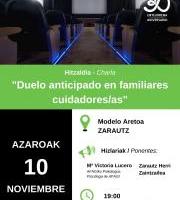 Hitzaldia: Duelo anticipado en familiares cuidadores/as
