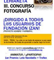 Izan Fundazioaren III. Argazki Lehiaketa